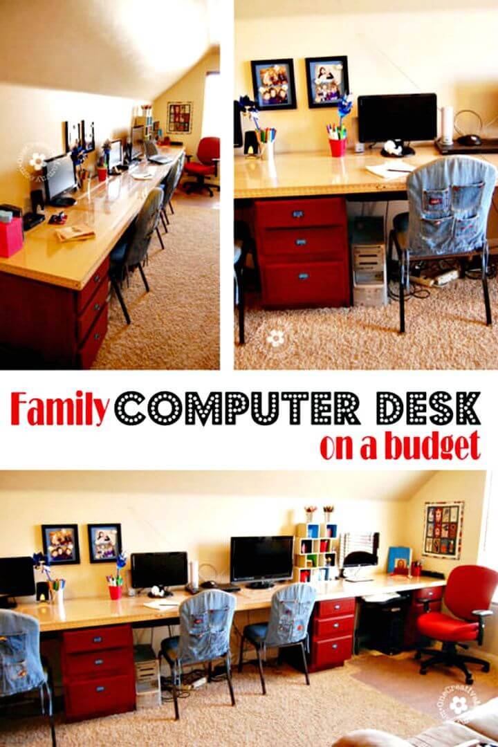 Easy DIY Kids Computer Desk Station Tutorial