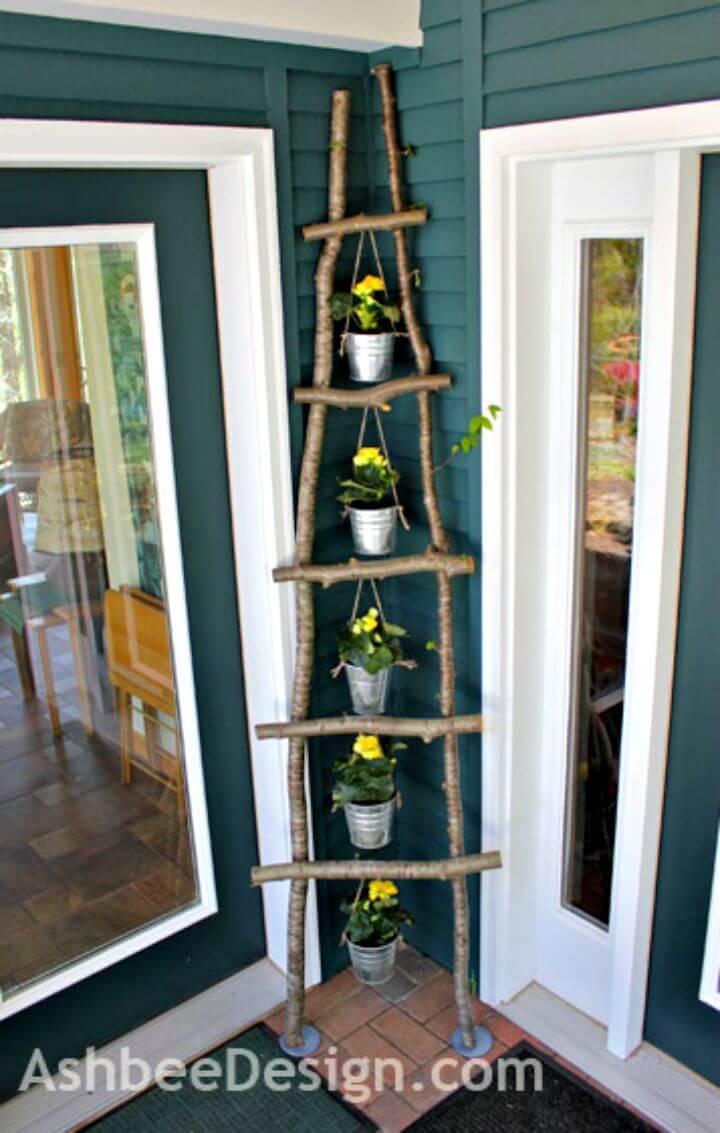 DIY Ladder of Branches Planting Tutorial