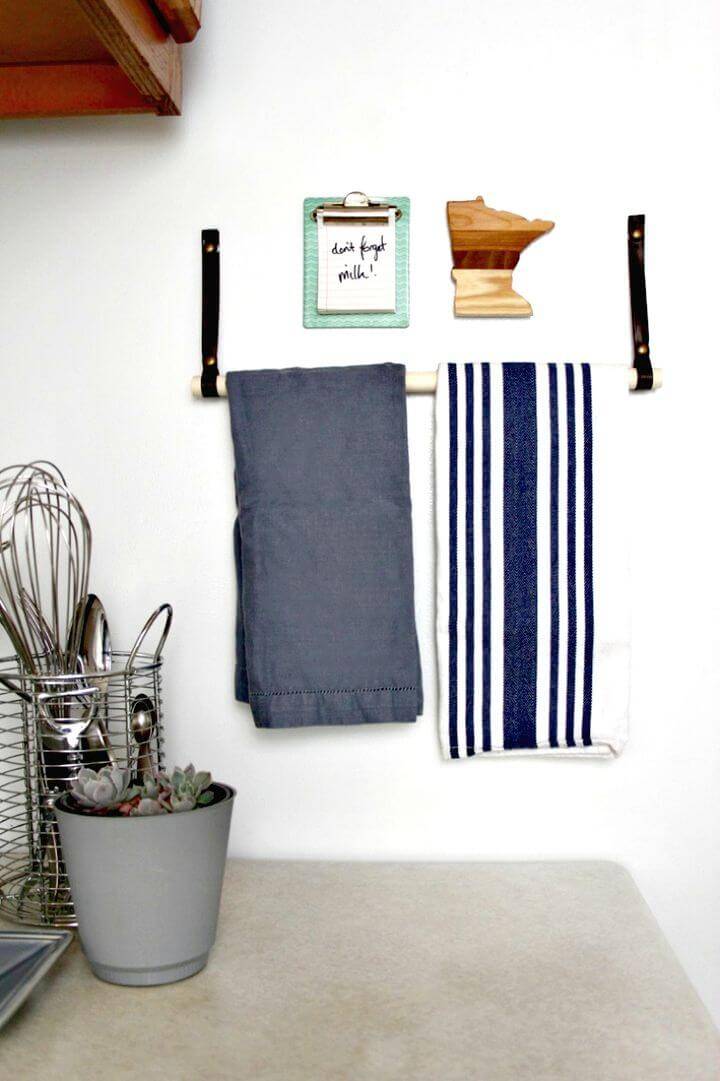 How To Make a Minimal Magnetic Towel Bar Tutorial