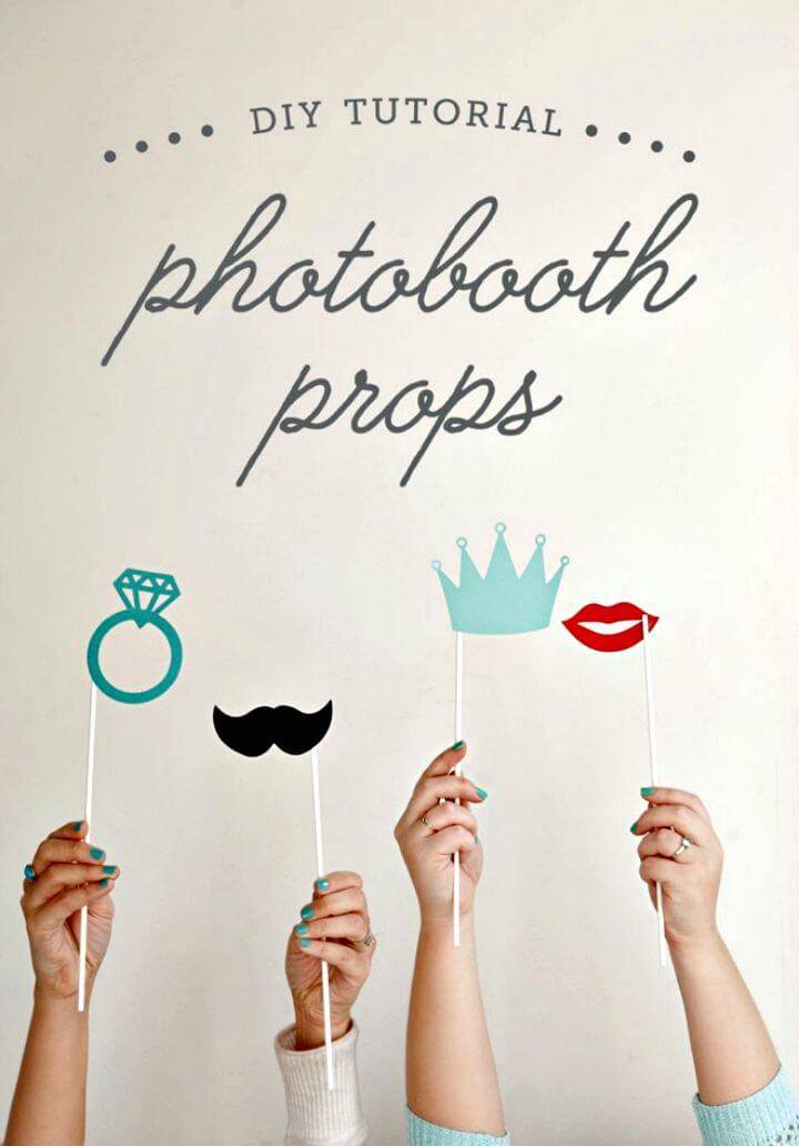 Easy DIY Photo Booth Stick Props Tutorial