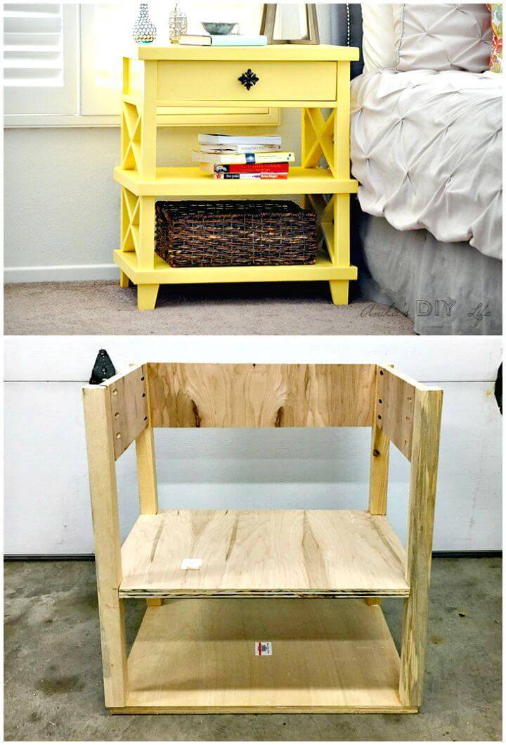 How To Build Pottery Barn Inspired Nightstand Tutorial