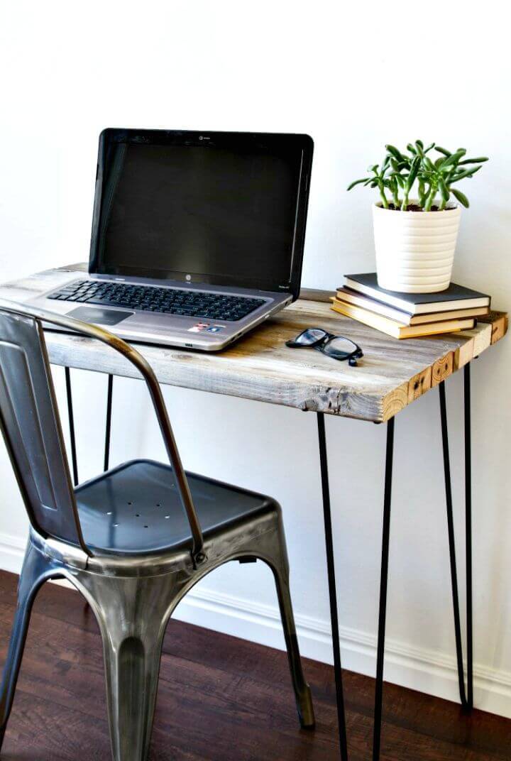 DIY Reclaimed Wood Desk Tutorial