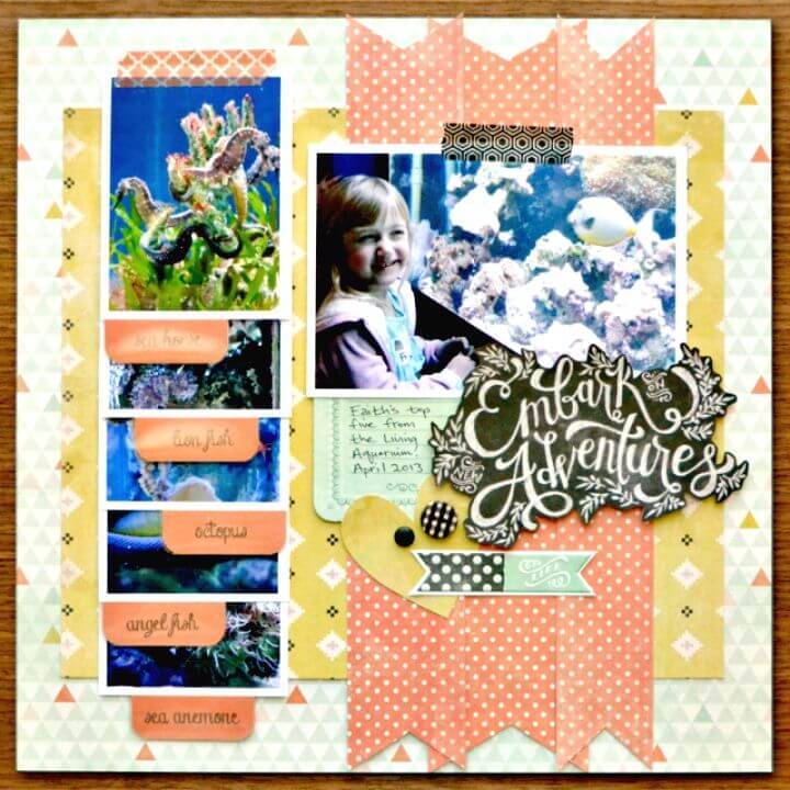 How To Make A Scrapbooking With The Tab Punch Tutorial