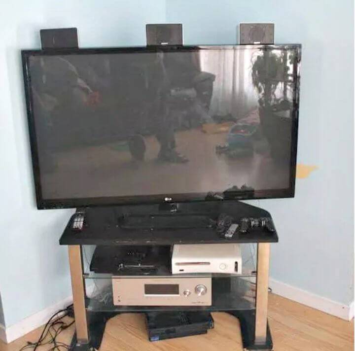 DIY TV Stand Weekend Project Tutorial
