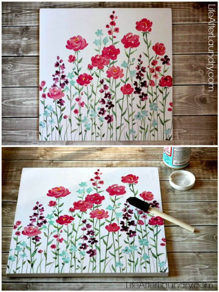 How To Turn Scrapbook Paper Into Beautiful Home Decor Tutorial