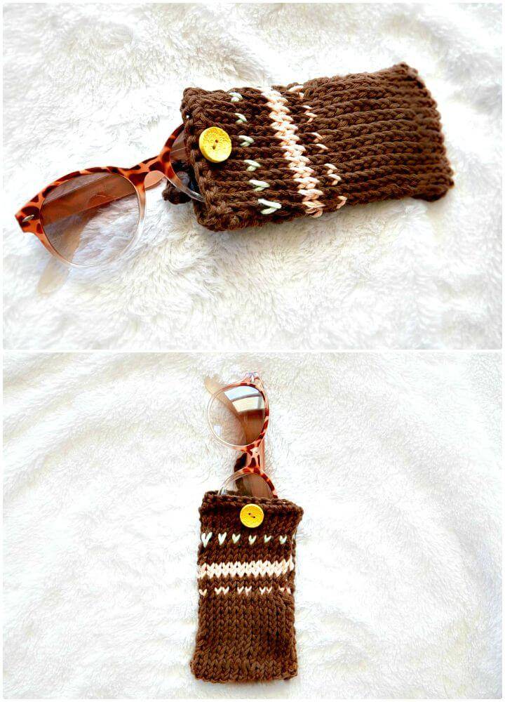 Easy And Cute Free Knitting Sunglasses Case Pattern