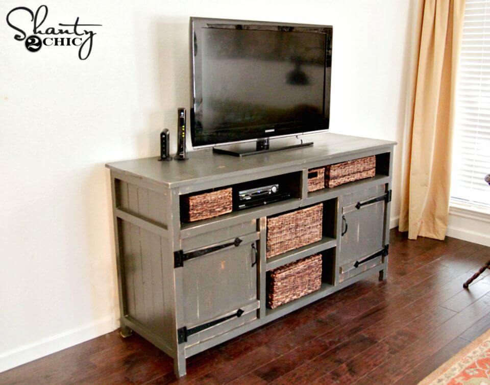 Easy How to Build Your Own TV Stand Tutorial