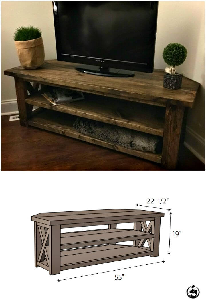 Easy DIY Corner Media Center bemutató