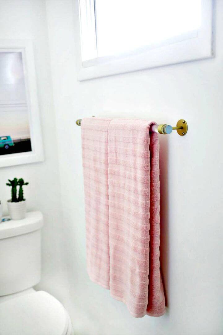 How To Make a Lucite Towel Bar Tutorial