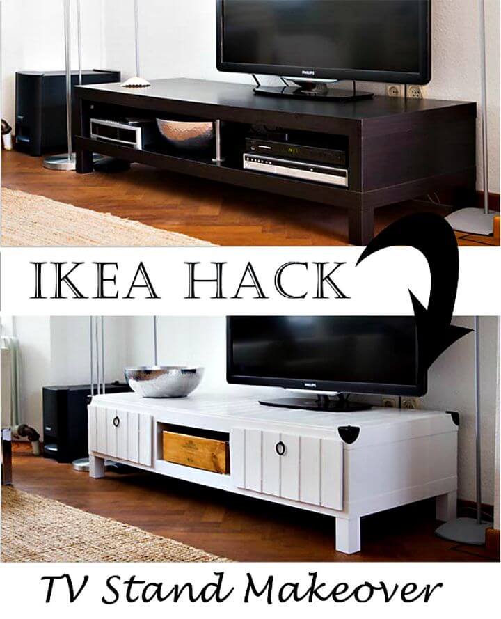 snadné jak DIY TV Stand Makeover Tutorial