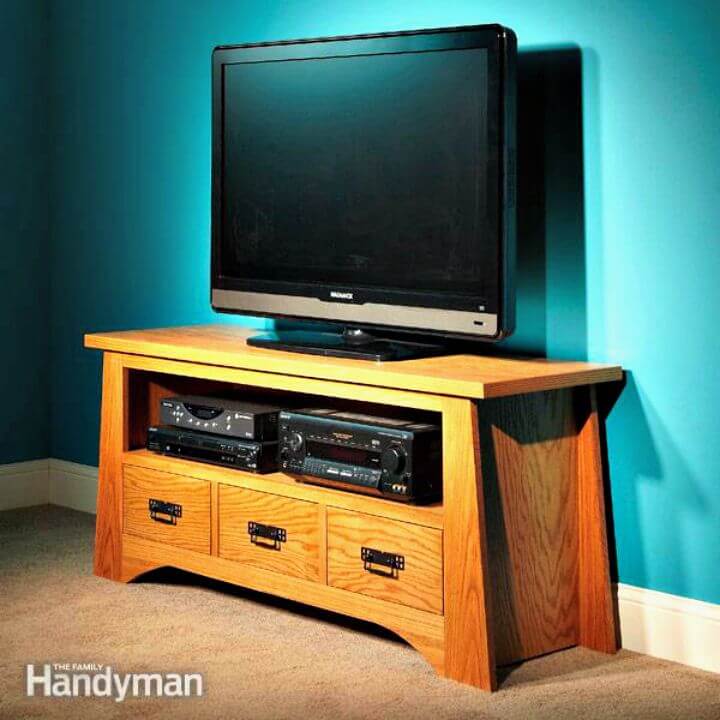 Easy DIY TV Stand Step By Step Tutorial