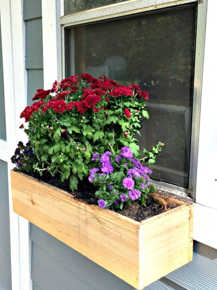How To Build a Window Planter Box Step By Step Tutorial