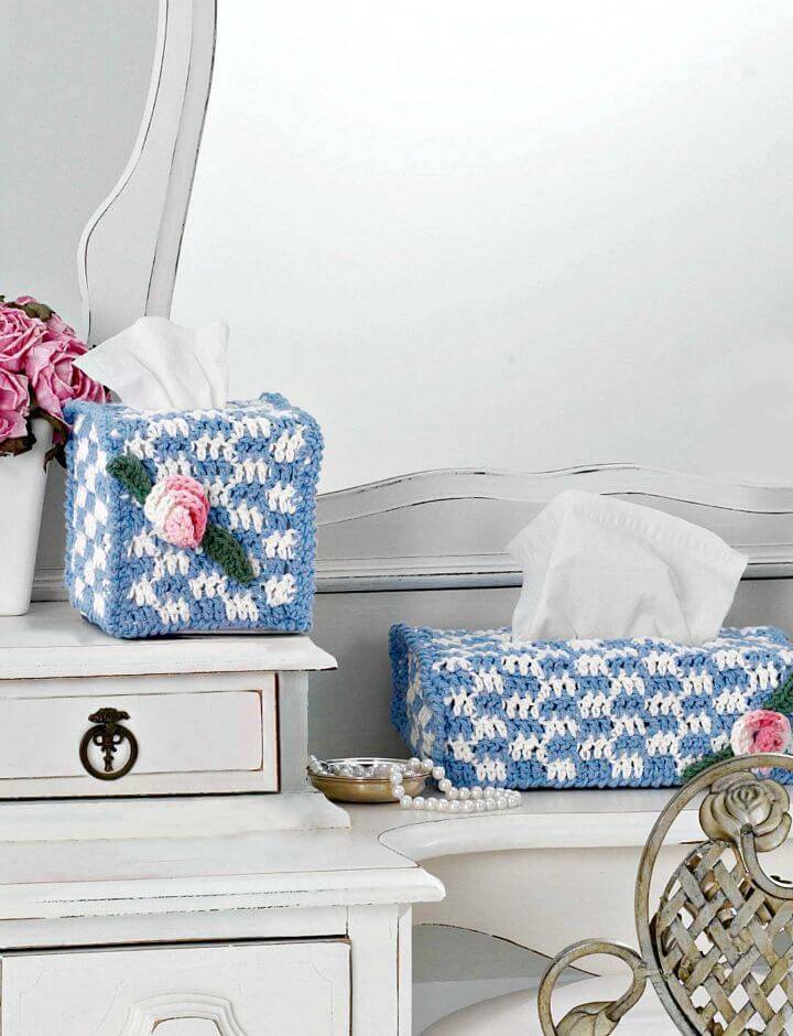 Easy How To Free Crochet Tissue Box Covers Pattern