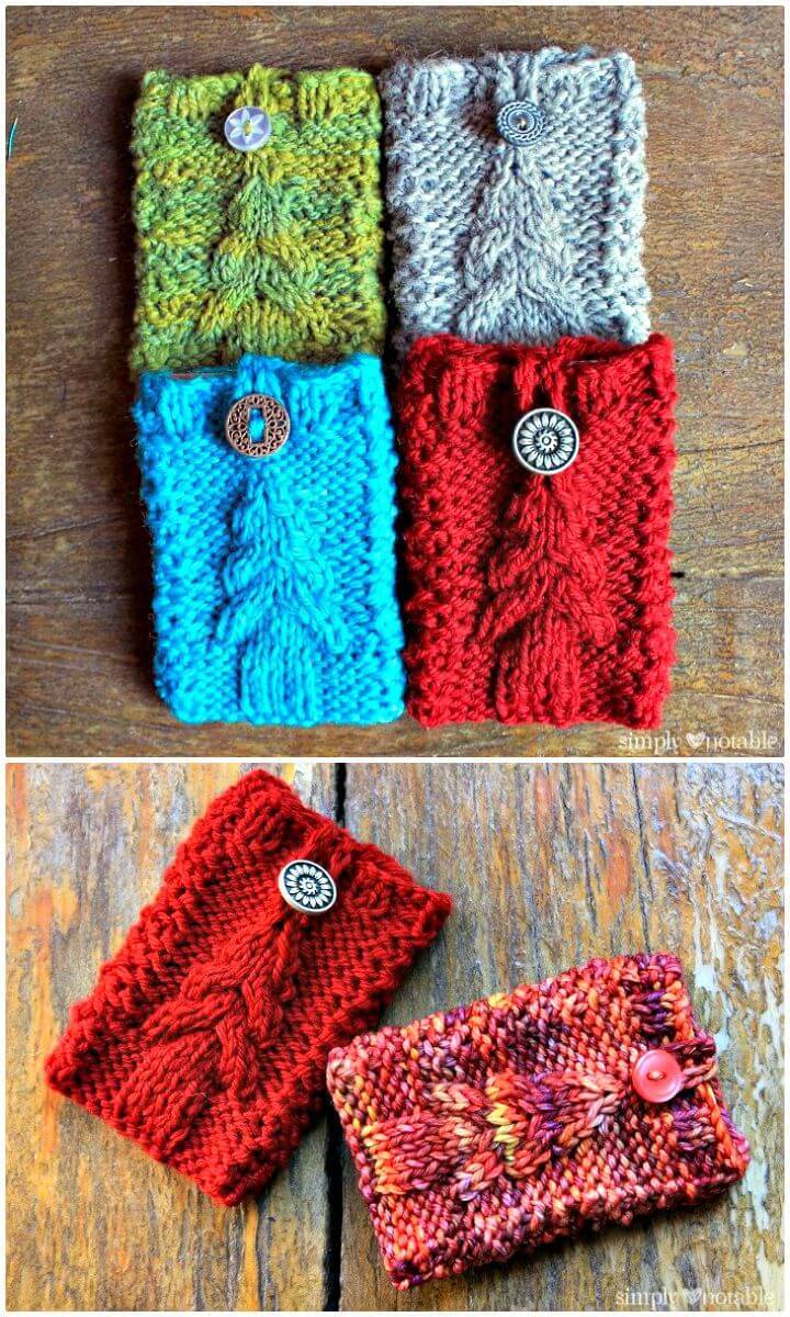 Easy Knitting Gift Card-igan - Free Pattern