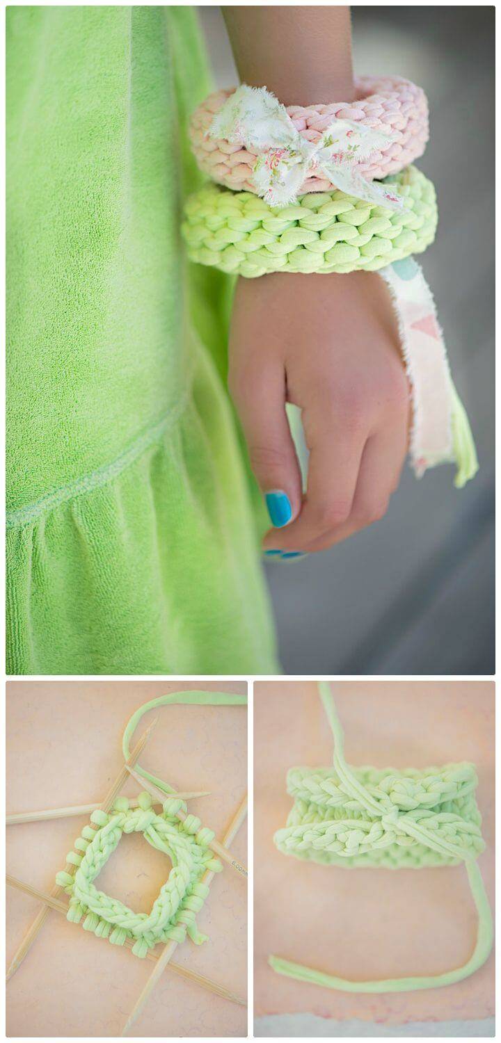 Free Knitting Summer Bracelets Pattern