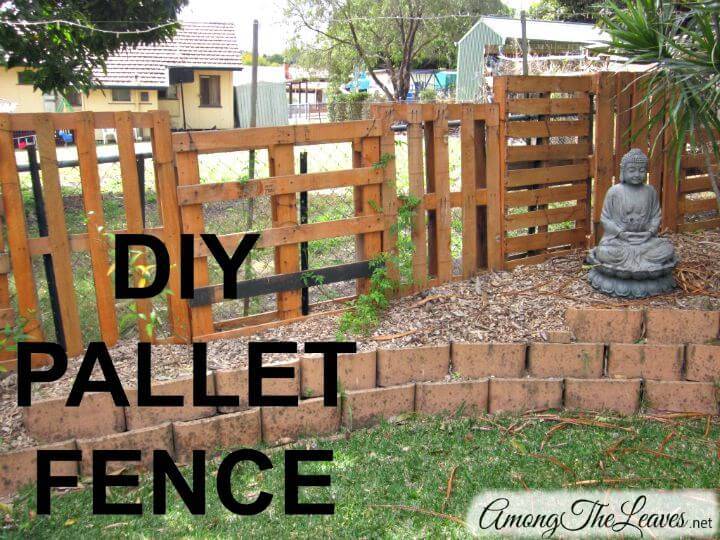 Easy How To DIY Pallet Fence Tutorial
