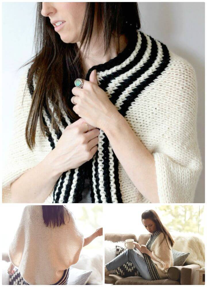 How To Knit Classic Stripe Sweater - Free Pattern