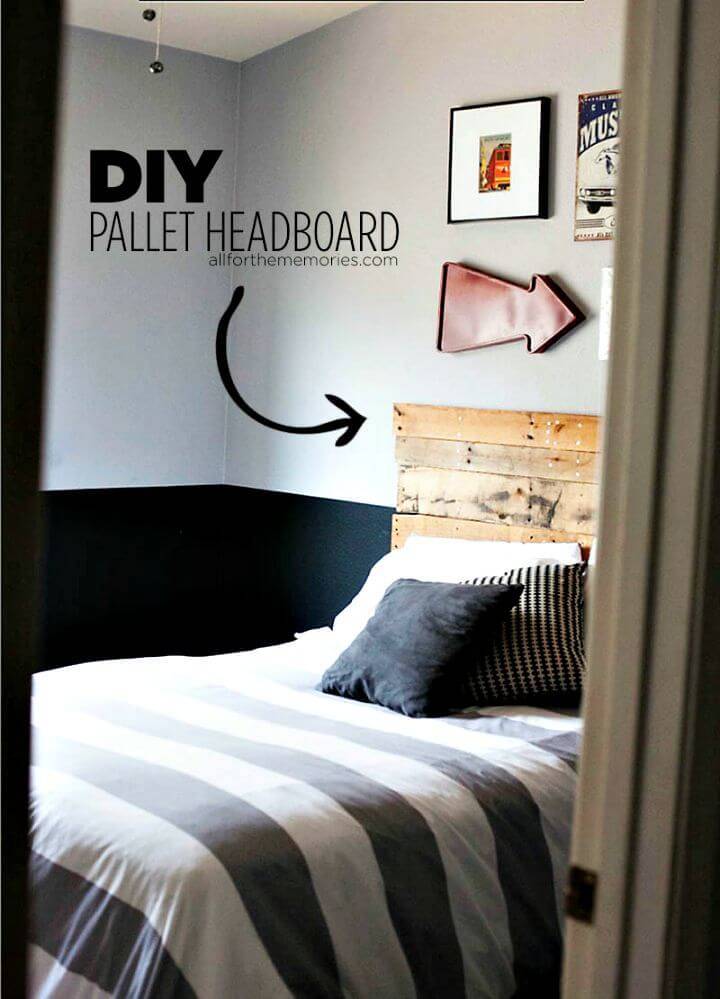 Easy DIY Pallet Headboard Tutorial