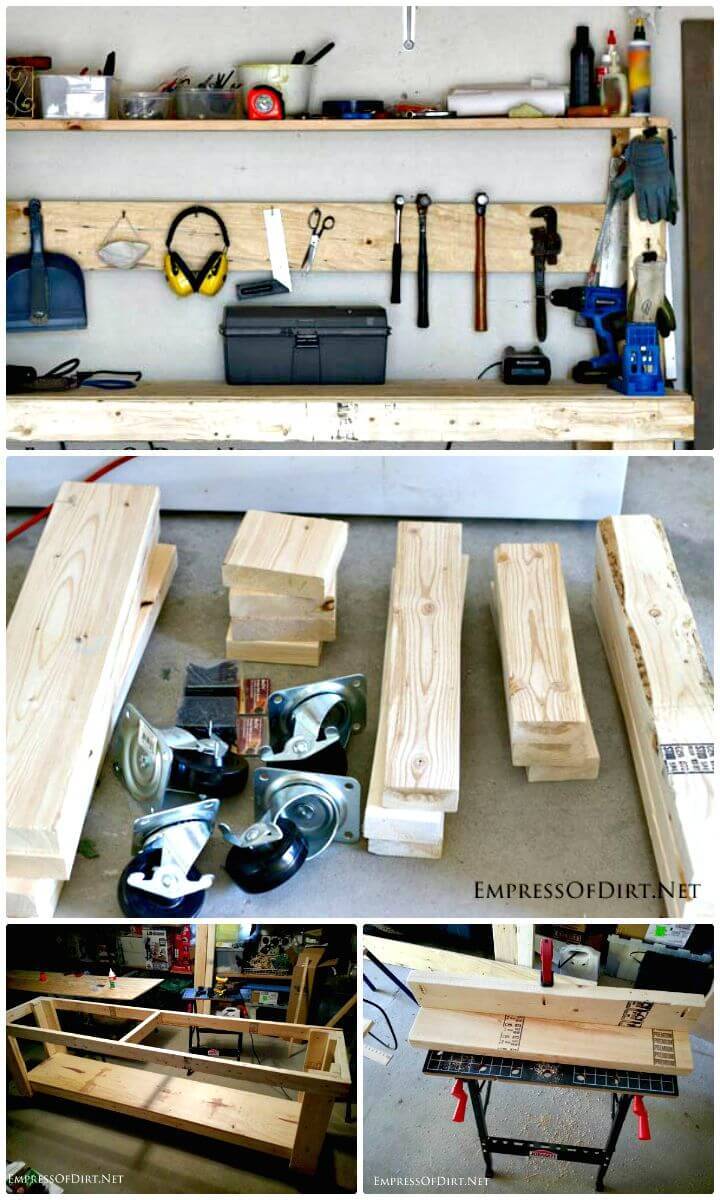 Easy How to Make A Workbench - Free Tutorial