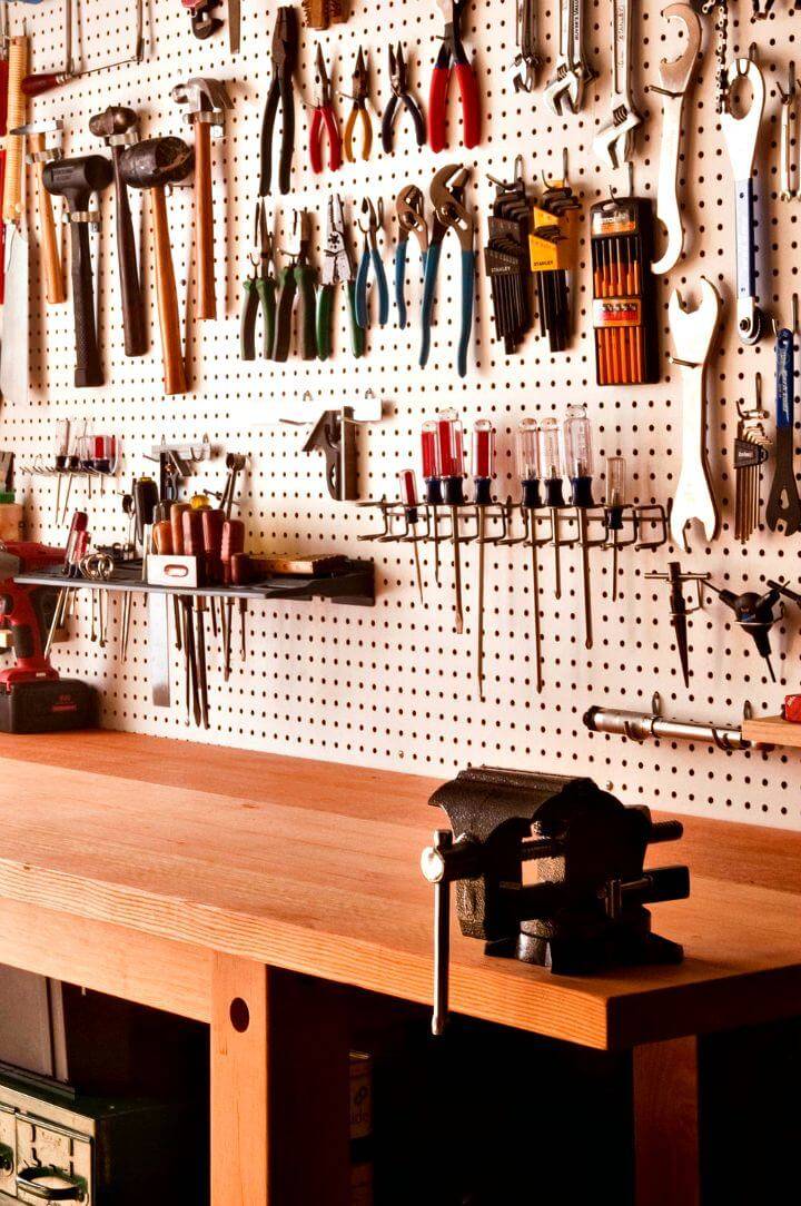 Easy How to Make the Ultimate Garage Workbench Tutorial