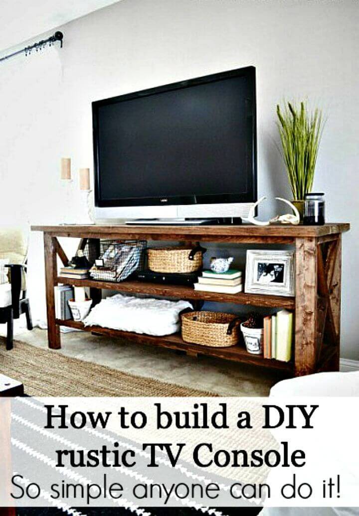 Easy and Simple DIY TV Stand