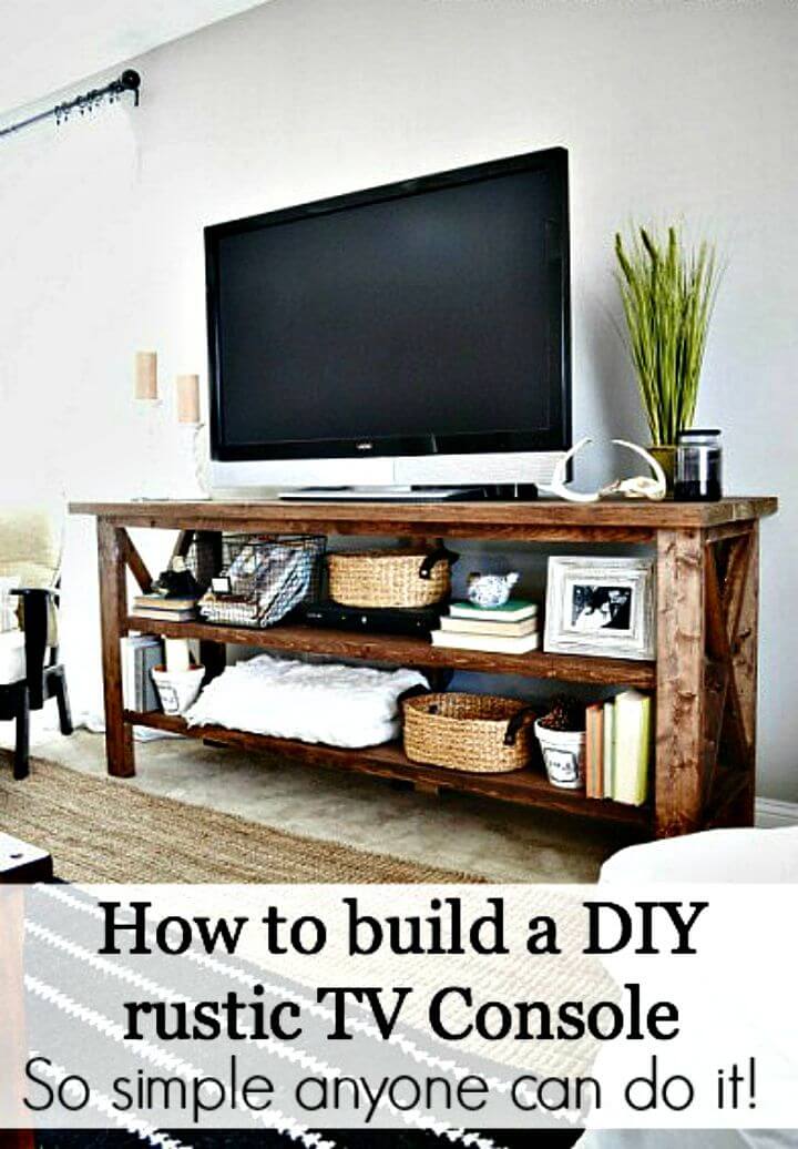 helppo ja yksinkertainen DIY - TV-teline