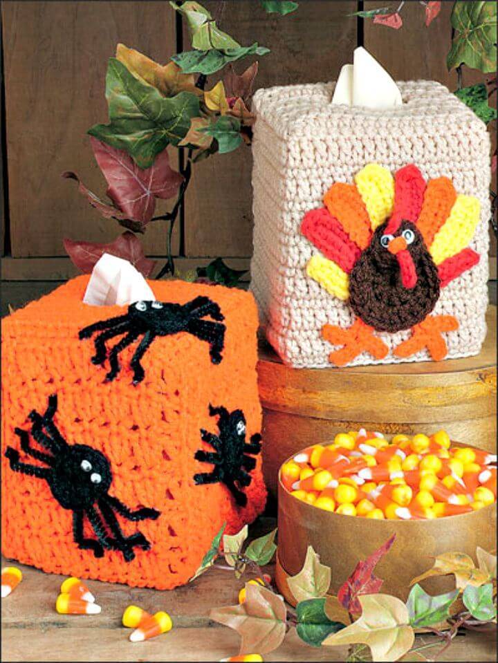 Easy Free Crochet Birds Tissue Covers Pattern