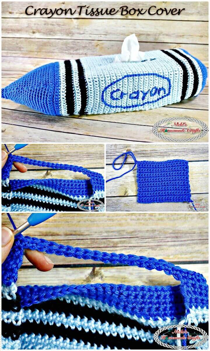 Easy Crochet Tissue Box Cover - Free Pattern