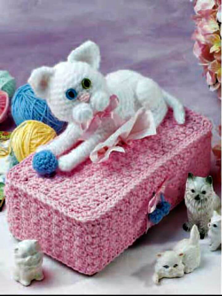 25 Free Crochet Tissue Box Cover Patterns - DIY Crafts