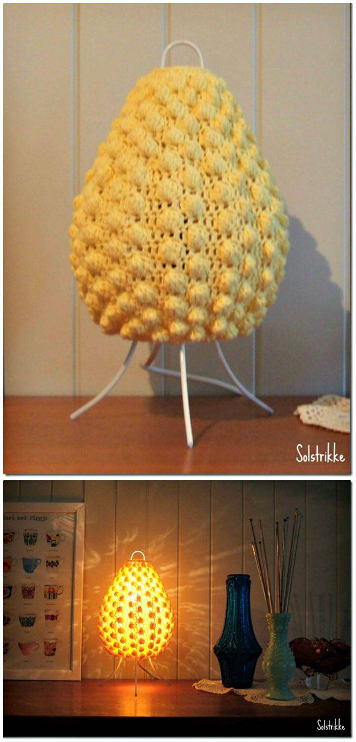 Free Crochet Funny Little Lampshade Pattern
