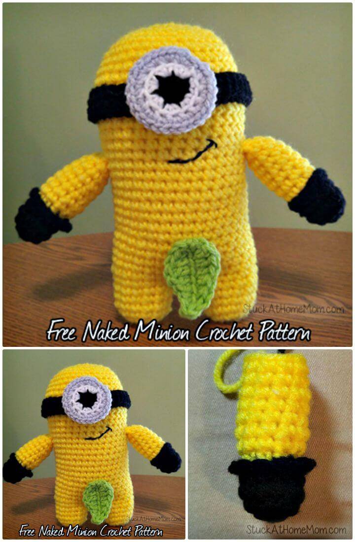 Easy Free Crochet Naked Minion Pattern