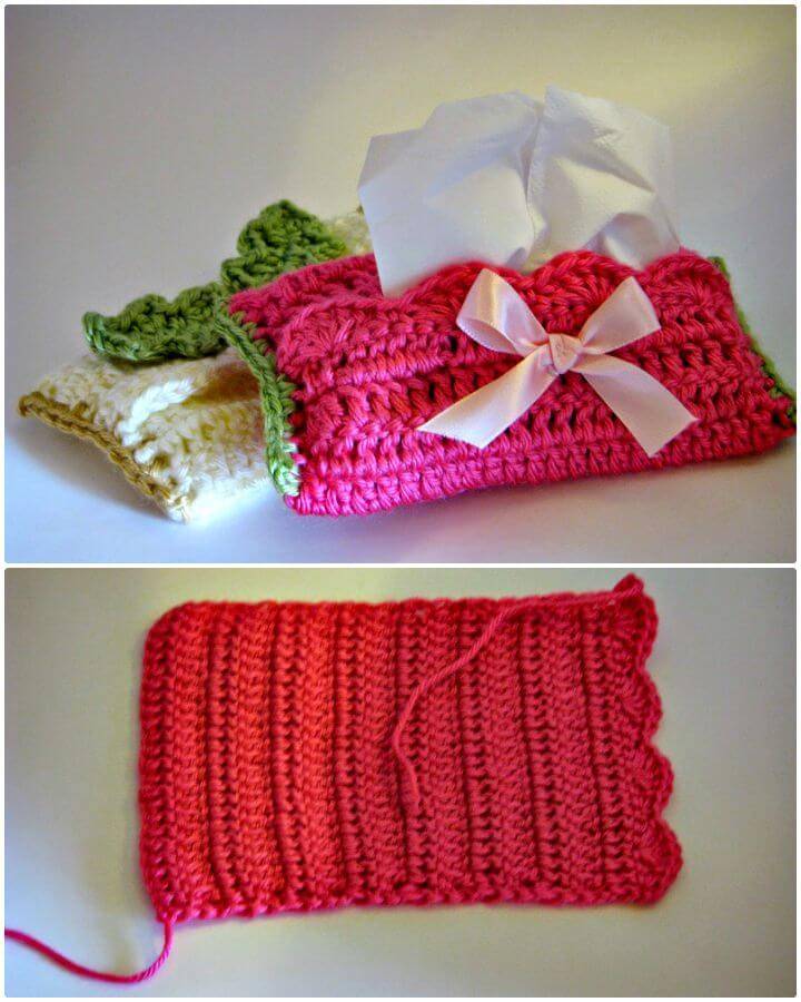 Easy Free Crochet Travel Size Tissue Cover Pattern