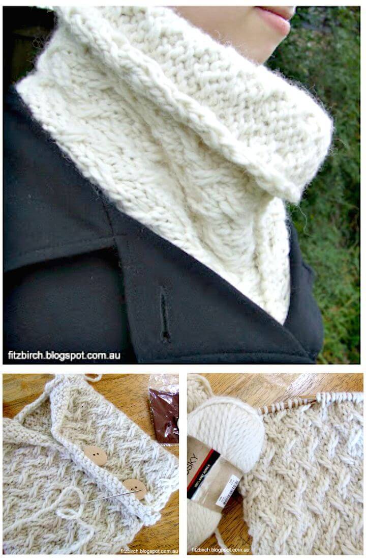 Free Knitting Alpaca Neck Warmer Pattern