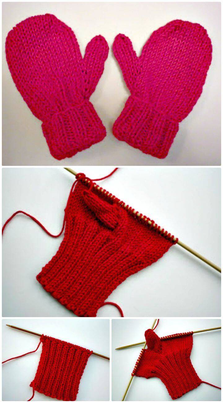 Free Knitting Baby Mittens Pattern