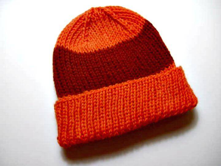 Knitting Basic Ribbed - Free Hat Pattern