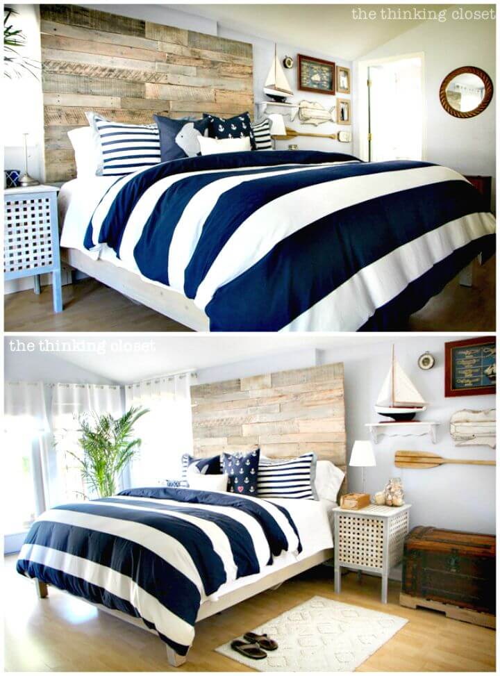 40 Pallet Headboard Ideas to DIY for Your Beds ⋆ DIY Crafts