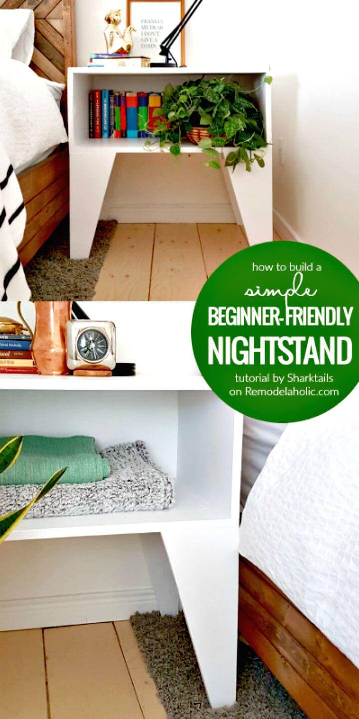 Easy How To Build A Super Easy Nightstand Tutorial