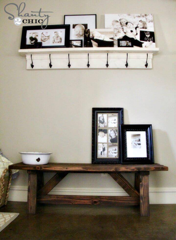 Easy How To Build Bench For The Entryway Under $15 Tutorial