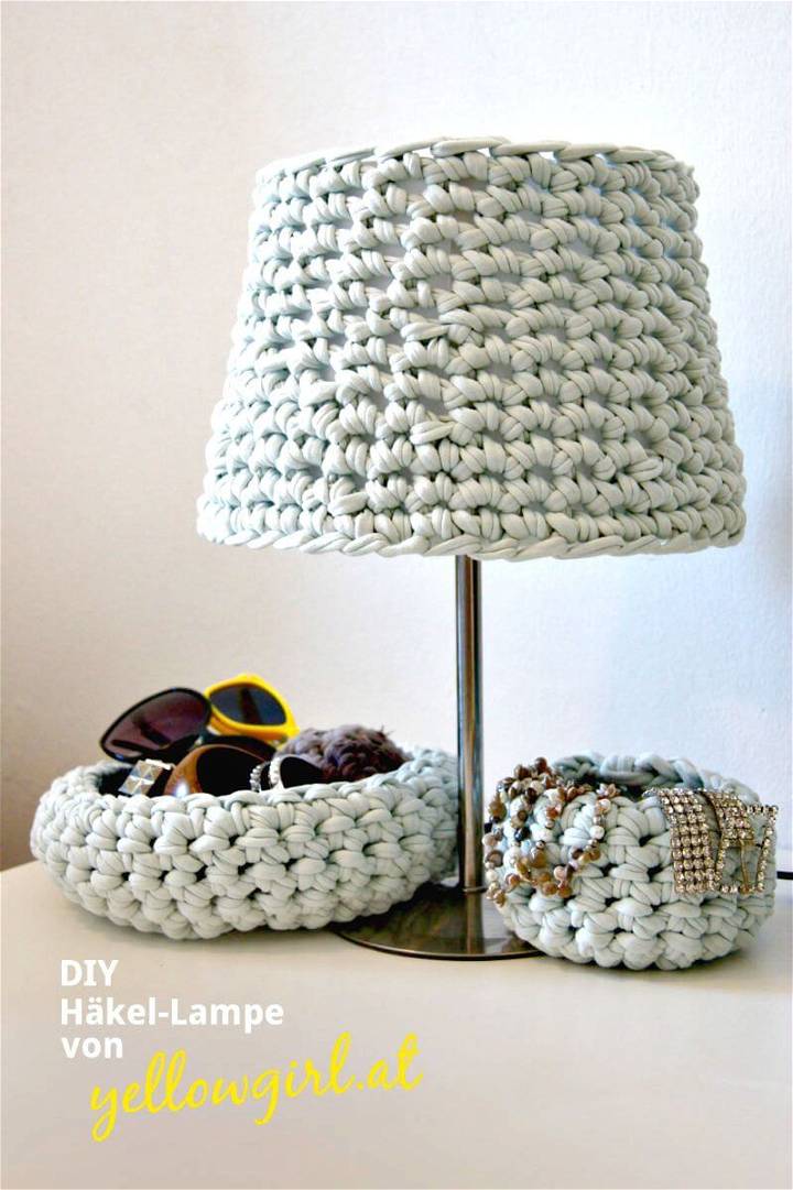 Easy How To Free Crochet Lamp Shade Pattern