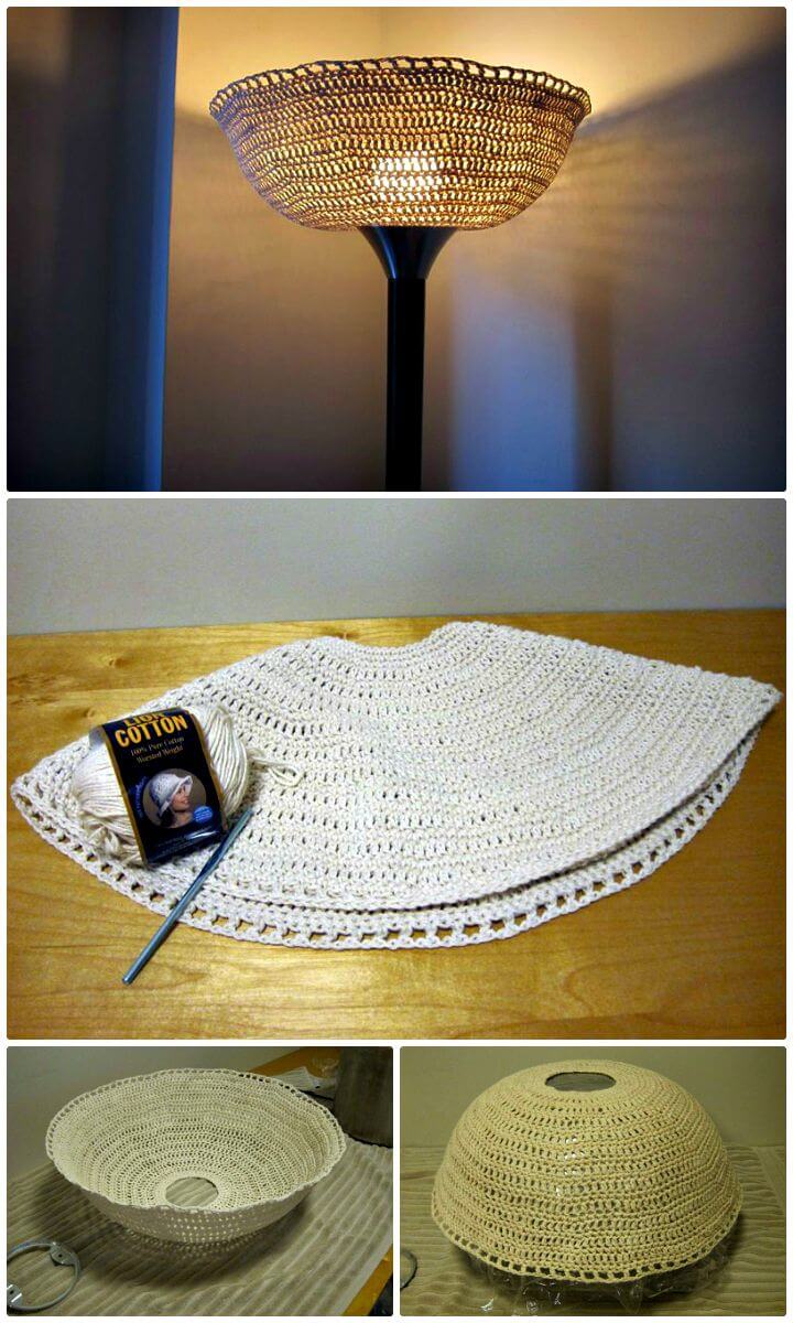 12 Free Crochet Lampshade Patterns to Light Up Your Home DIY Crafts