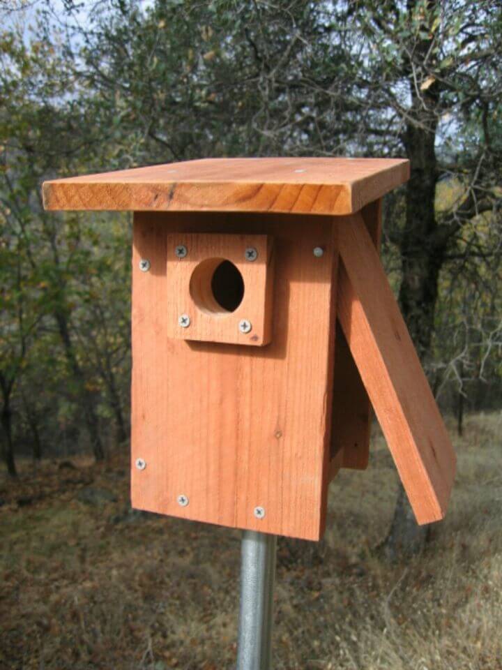 How To Make an Alternative Blue Birdhouse Tutorial 