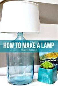 15 Unique DIY Lamp Ideas To Light up Your Home Creatively - DIY Crafts