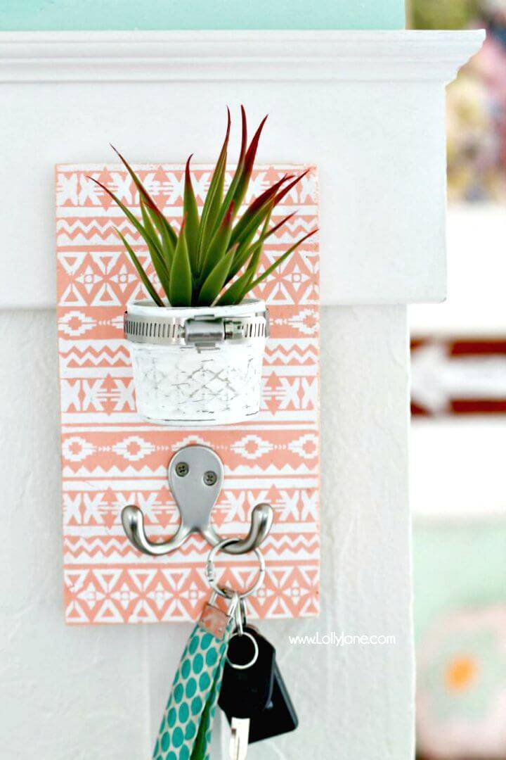 How To Make Succulent Key Holder Tutorial