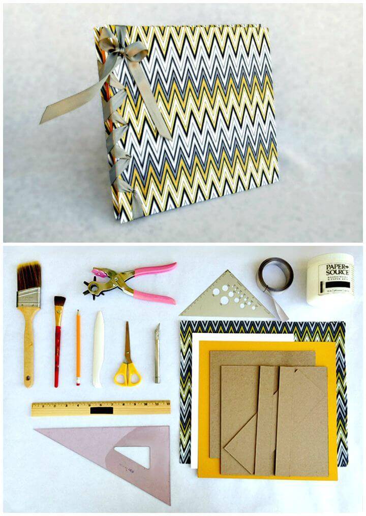 DIY Scrapbook With Removable Pages Tutorial