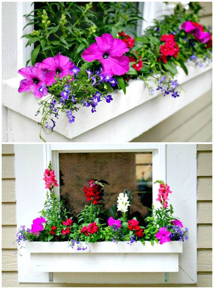 How to Build a Window Box Planter Step by Step Tutorial