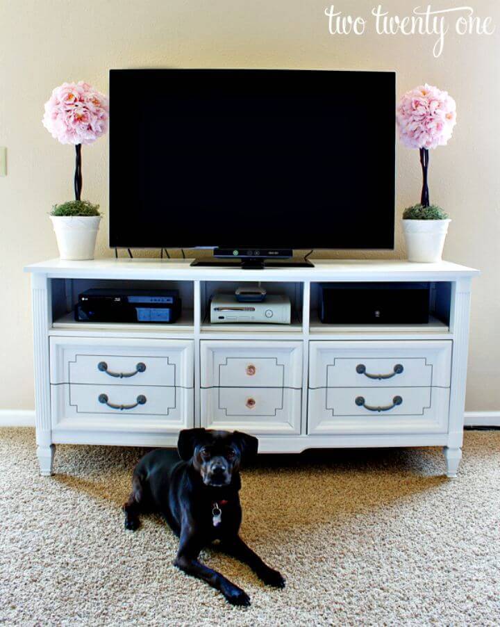 How to Turn Dresser into TV Stand Tutorial