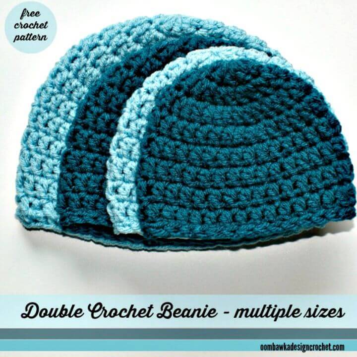 Easy and Simple Free Crochet Double Hat For Men Pattern
