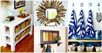 100 Ultimate DIY Entryway Ideas That You Can DIY Easily - DIY Projects - DIY Crafts - DIY Home Decor Ideas