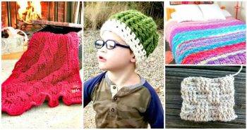 25 Free Crochet Basket Weave Stitch Patterns - Free Crochet Patterns - DIY Crafts - DIY Projects