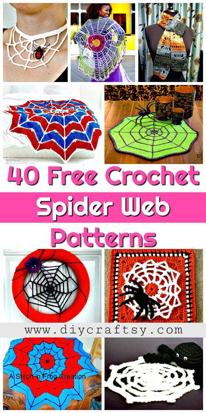 40 Free Crochet Spider Web Patterns - DIY Crafts